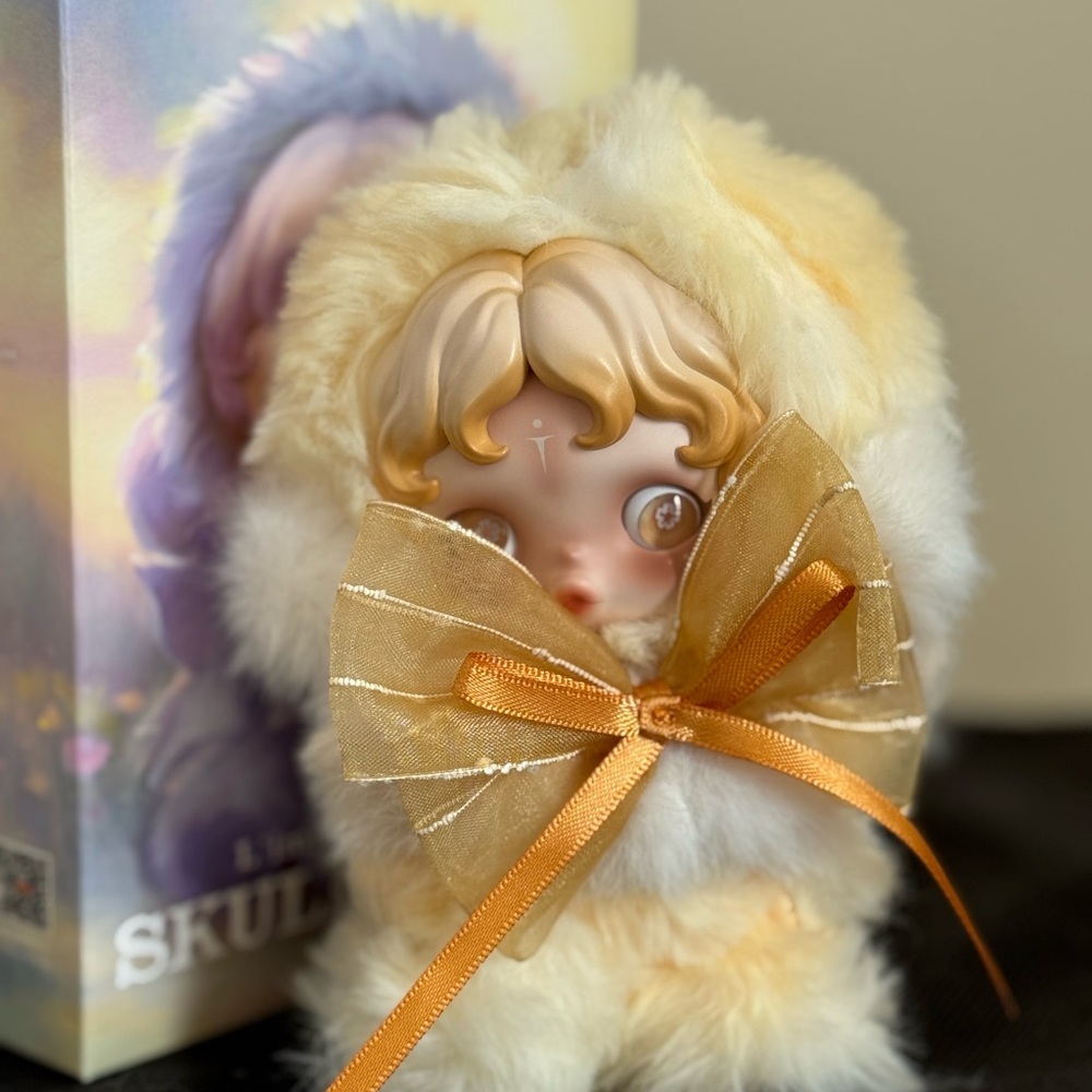 3 skullpanda dolls - open box